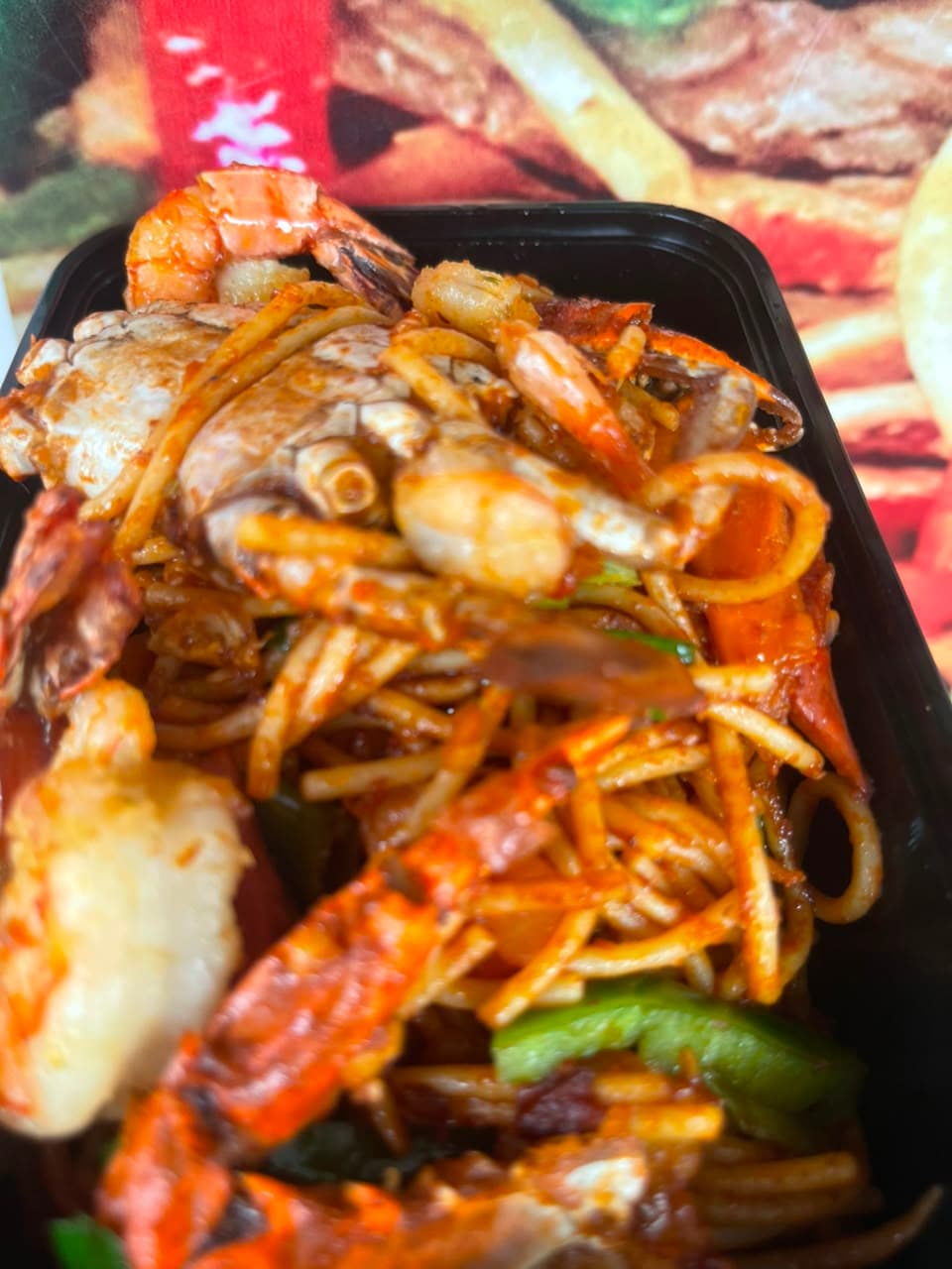 Seafood spaghetti